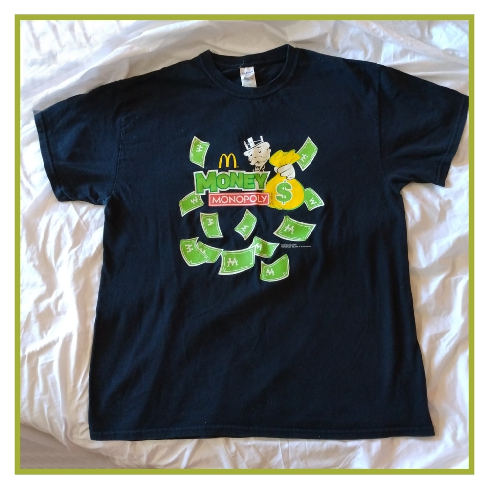 2016 McDonalds Monopoly "We're Making it Happen" Crew Tee